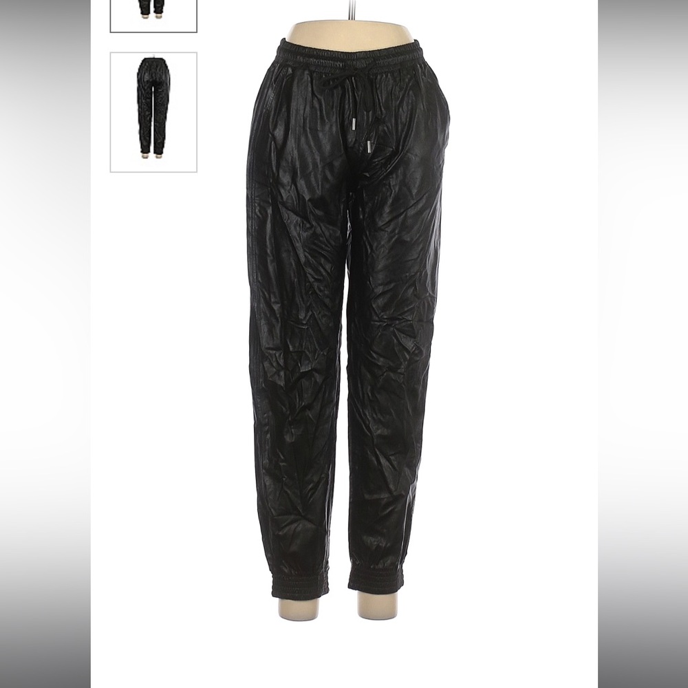 FAUX LEATHER JOGGERS Stella Luce size M